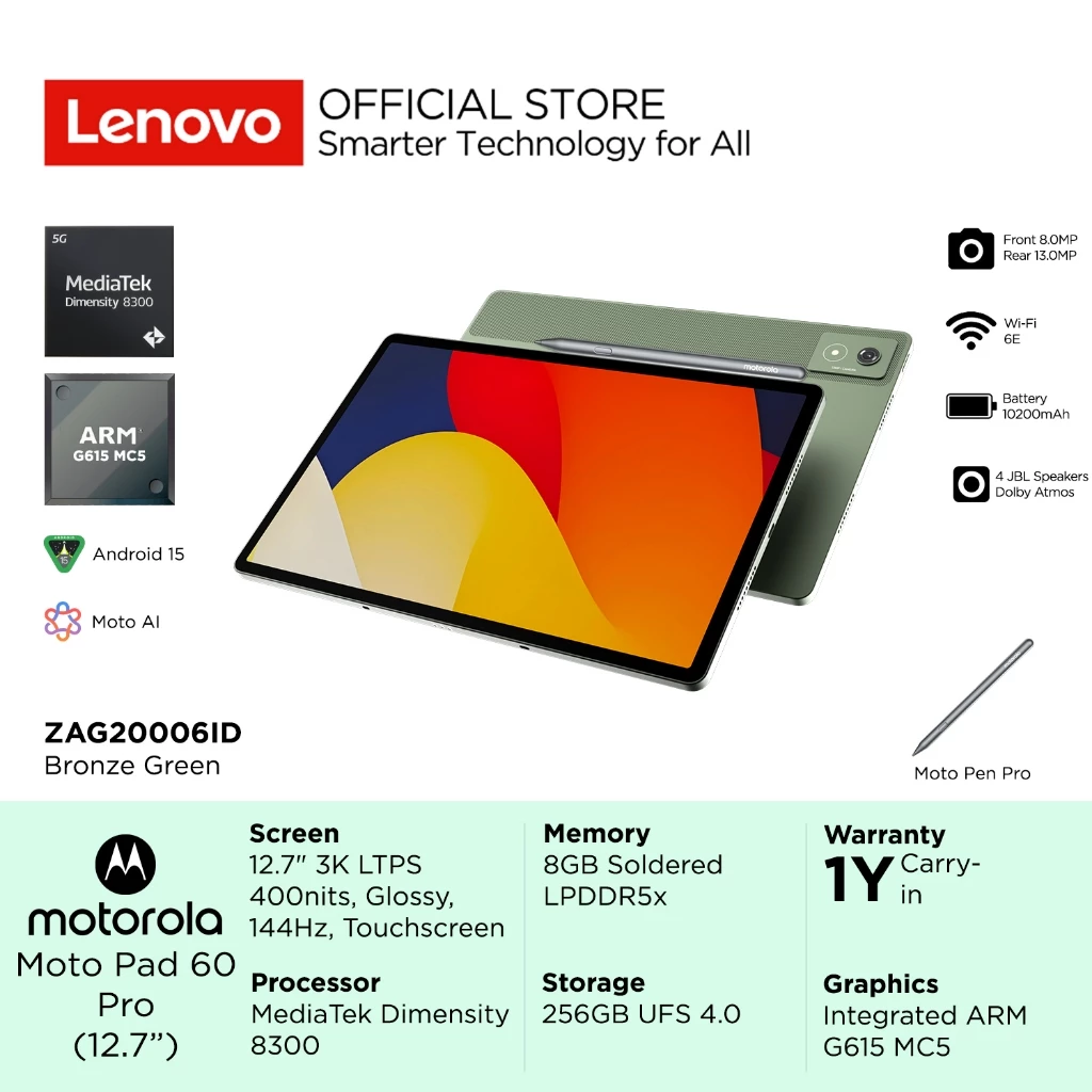 Lenovo Motorola moto Pad 60 Pro 