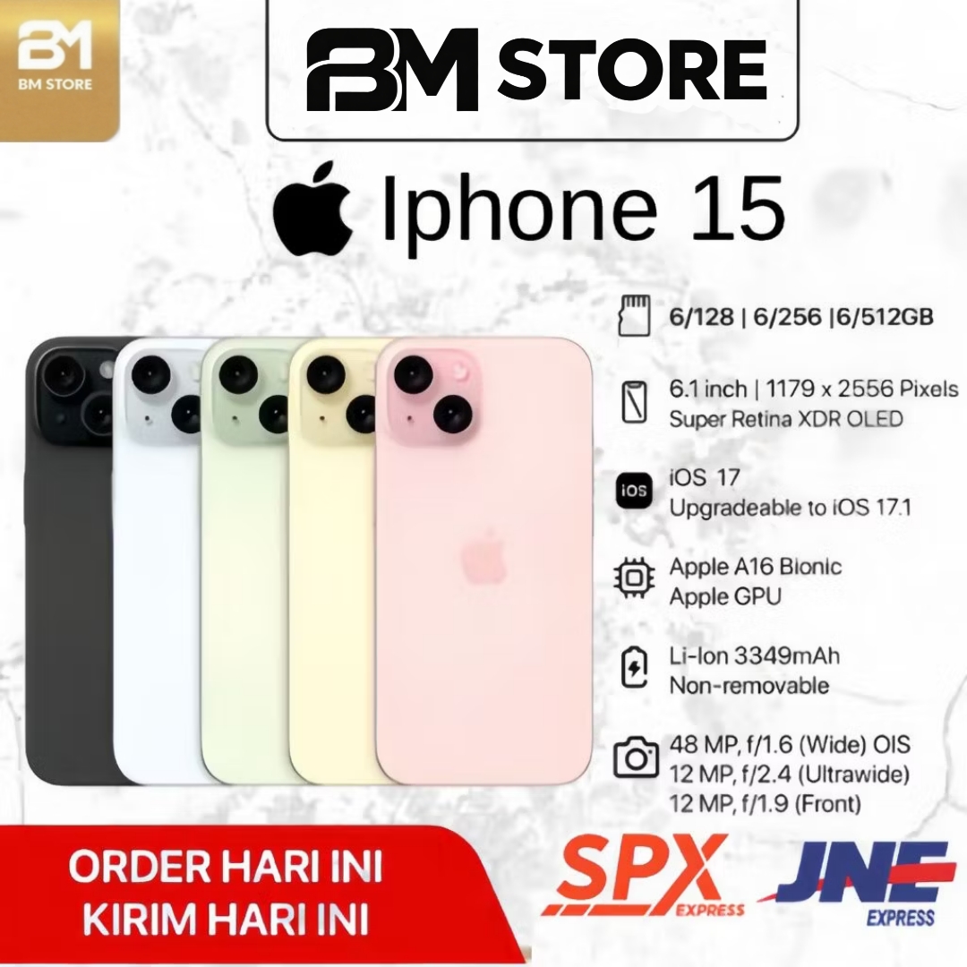 iPhone 15 128GB GARANSI RESMI INTERNASIONAL  
