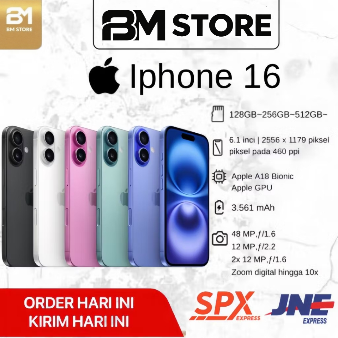 iPhone 16 NEW GARANSI RESMI INTERNASIONAL  