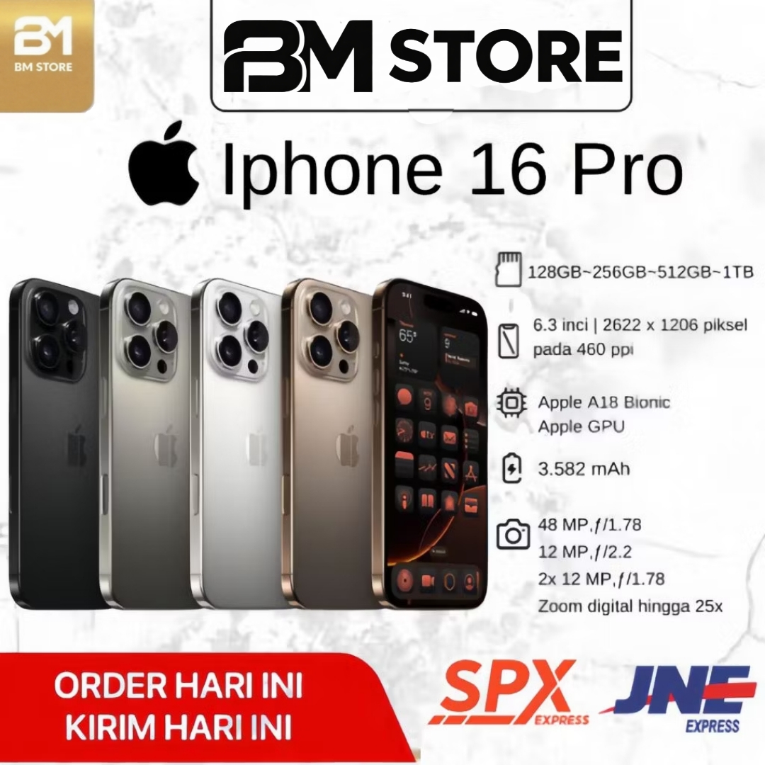 iPhone 16 PRO NEW GARANSI INTERNASIONAL  