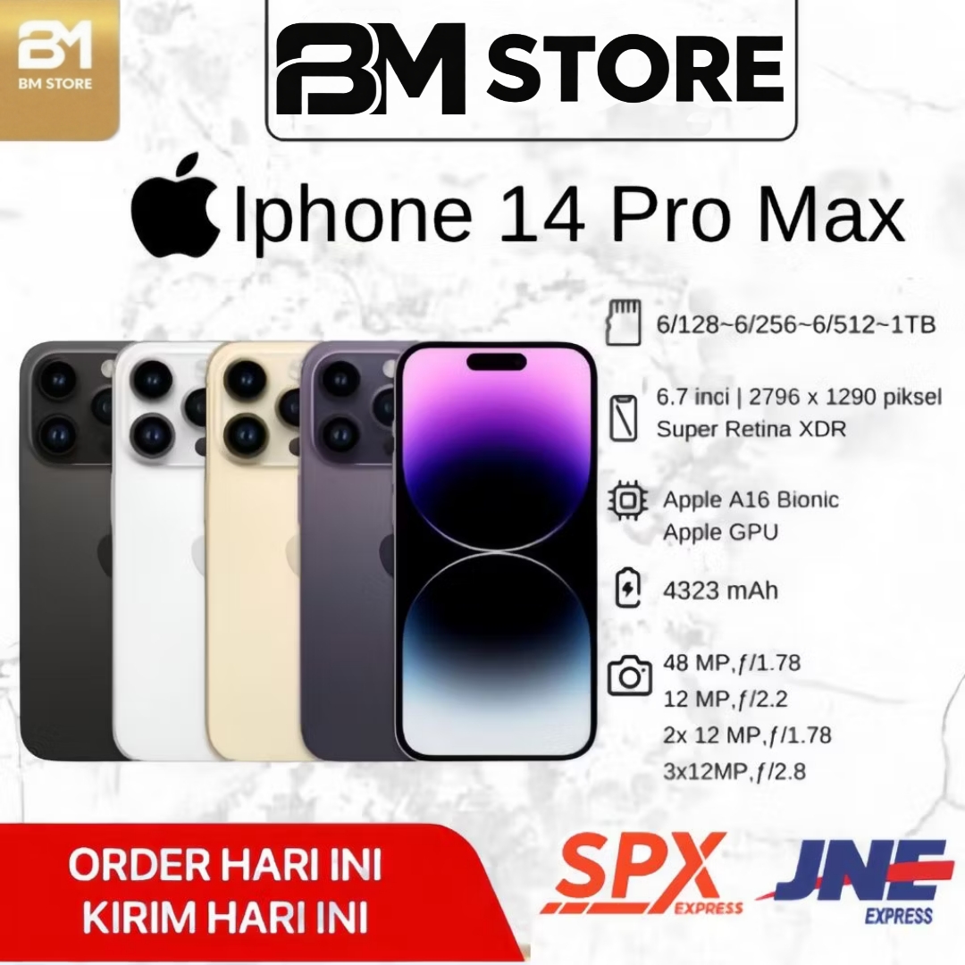 iPhone 14 PROMAX GARANSI INTERNASIONAL  
