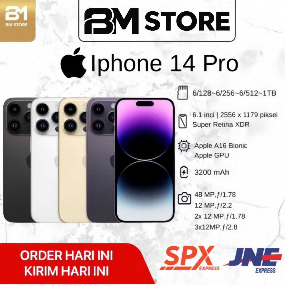 iPhone 14 PRO 256GB NEW GARANSI INDONESIA  