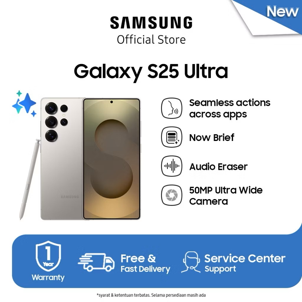 Samsung Galaxy S25 Ultra 12/512GB-Titanium Gray, Hp Al, Galaxy Al 