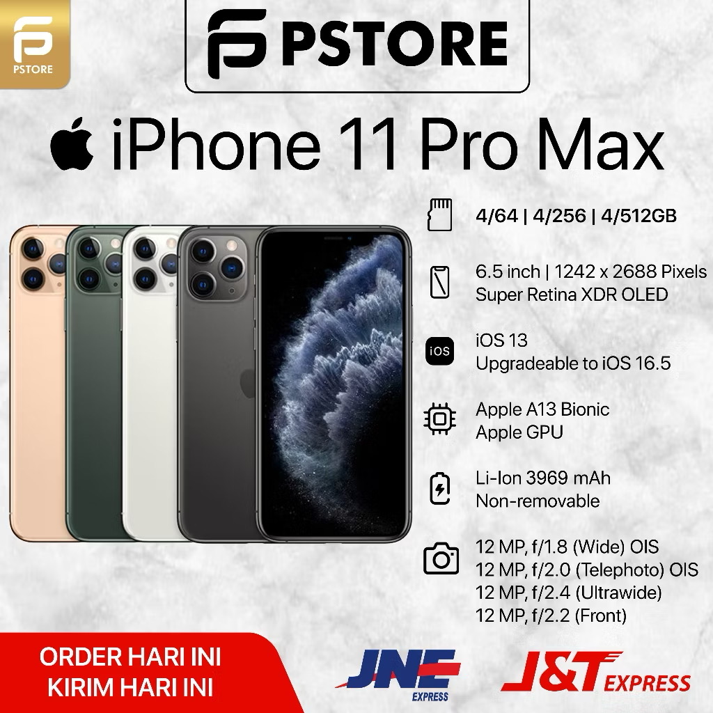 iPhone 11 PROMAX GARANSI INTERNASIONAL 