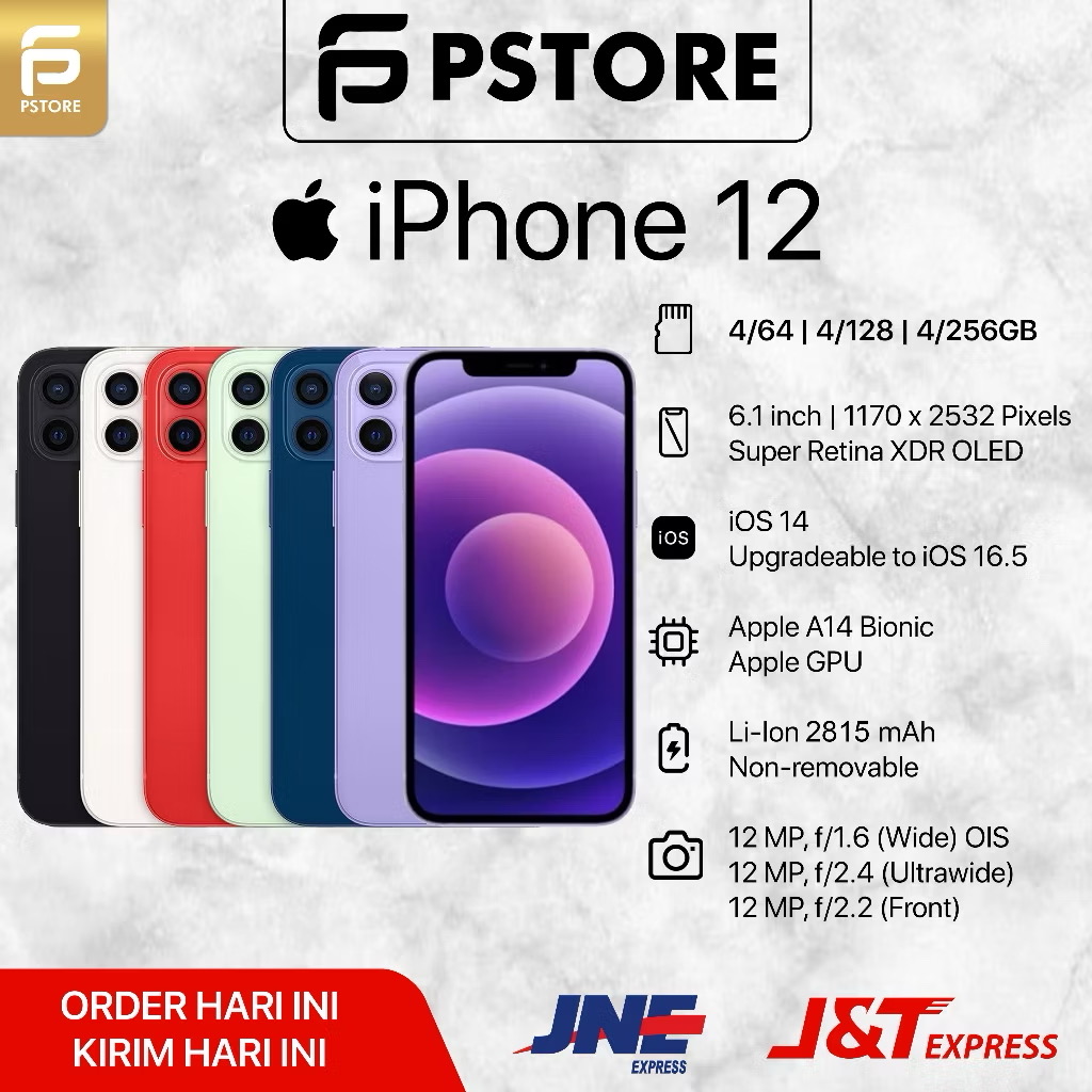 iPhone 12  GARANSI INTERNASIONAL  