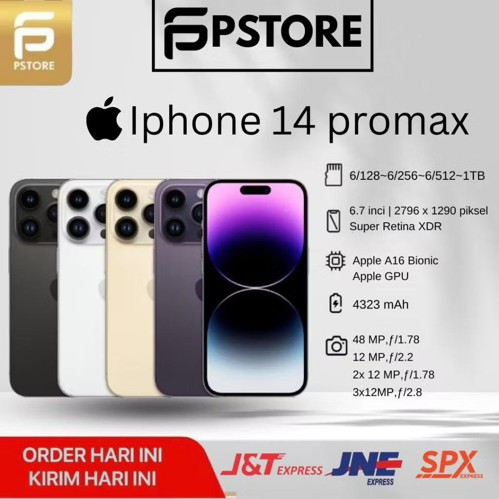 iPhone 14 PROMAX GARANSI INTERNASIONAL  