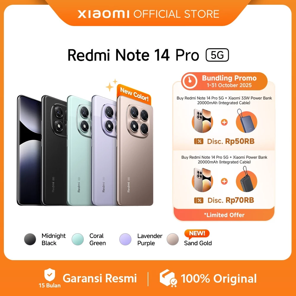 Xiaomi Redmi Note 14 Pro 5G | 200MP OIS Pro-grade AI Camera System | IP68 | MediaTek Dimensity 7300  